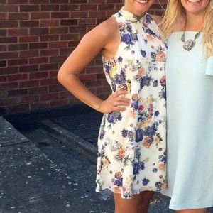 Soprano high neck tie dress